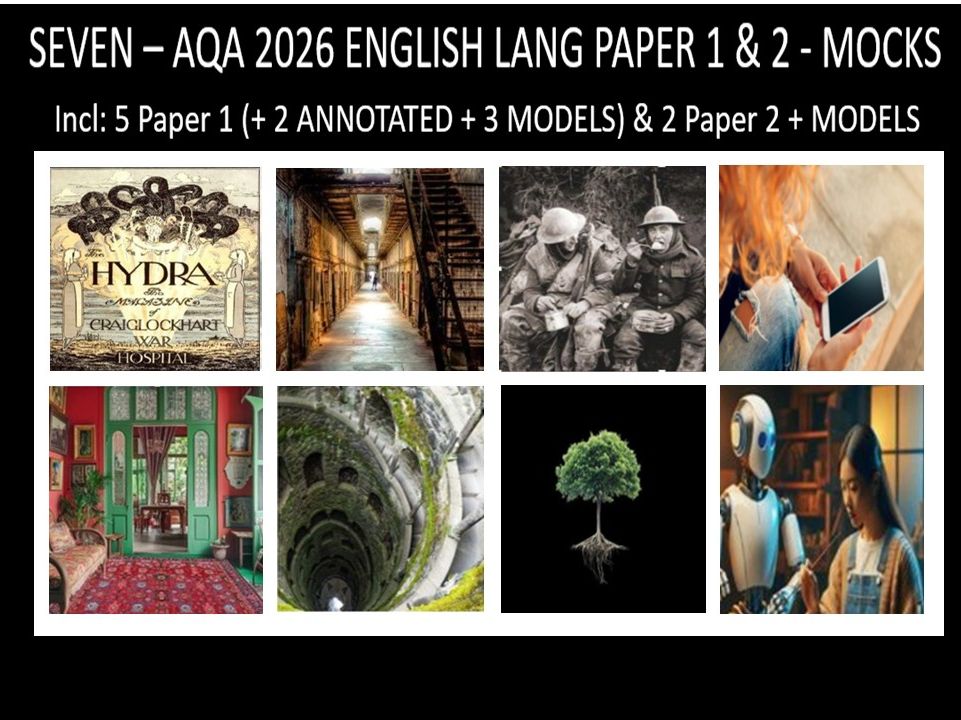 SEVEN - AQA PAPER 1 & 2 | 2026 FULL MOCKS | ANNOTATED | MODELS