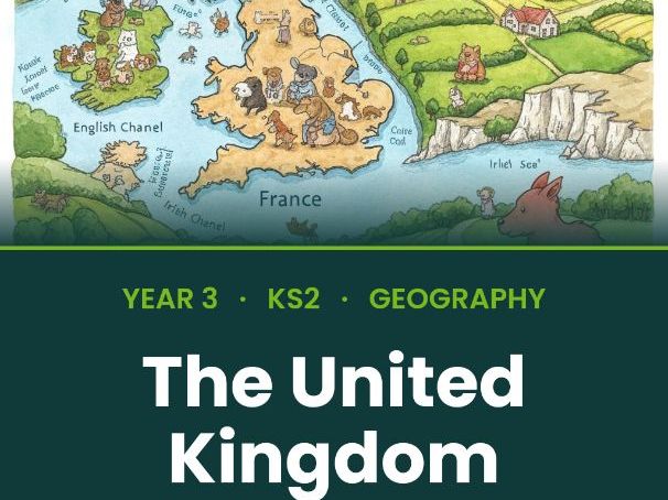 United Kingdom | Year 3 Geography | England Scotland Wales NI Capitals Counties