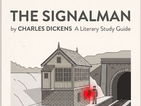 The Signalman by Charles Dickens - Complete 5-Page Literature Learning Unit & Worksheet